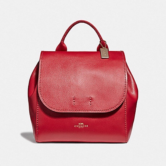 Coach Handbags - Coach Large Derby Tomato Red Backpack